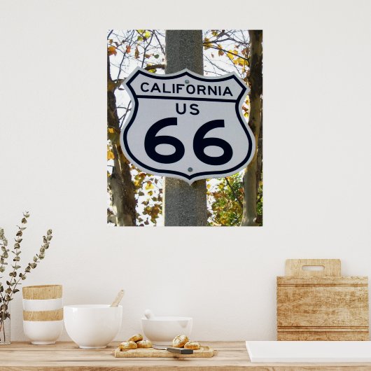 Kalifornien 66 poster (Küche)