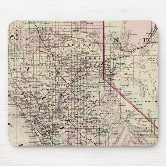 Kalifornien 7 mousepad (Vorne)