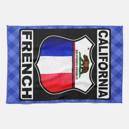 Kalifornien-Amerikaner Geschirrtuch (Horizontal)