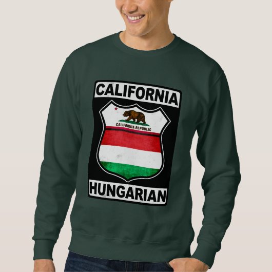 Kalifornien-Amerikaner Sweatshirt (Vorderseite)