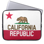 KALIFORNIEN - Angepasste Muster und Modelle unter Laptopschutzhülle (Vorderseite)