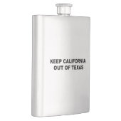 Kalifornien aus Texas behalten Flachmann (Rechts)