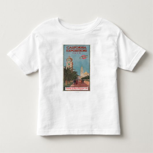 Kalifornien-Ausstellungs-Plakat #1 Kleinkind T-shirt (Vorderseite)