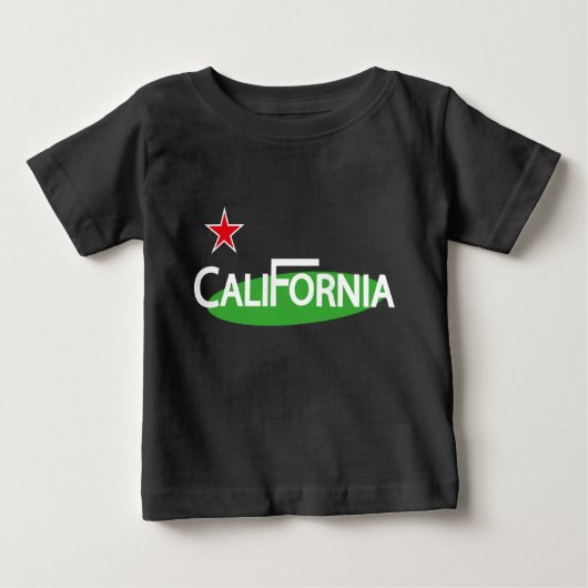 Kalifornien Baby T-shirt (Vorderseite)