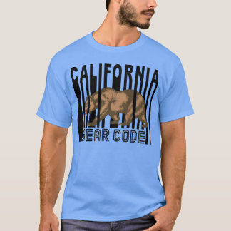 KALIFORNIEN BÄR CODE Freund T-Shirt