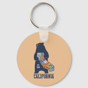 Kalifornien Bär Golden State Schlüsselanhänger