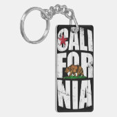 Kalifornien-Bärn-Flagge Schlüsselanhänger (Vorderseite links)