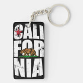 Kalifornien-Bärn-Flagge Schlüsselanhänger (Rückseite)