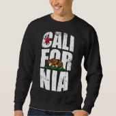 Kalifornien-Bärn-Flagge Sweatshirt (Vorderseite)