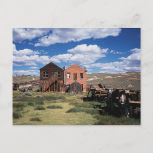 Kalifornien, Bodie Staat Historic Park, Ein alter Postkarte