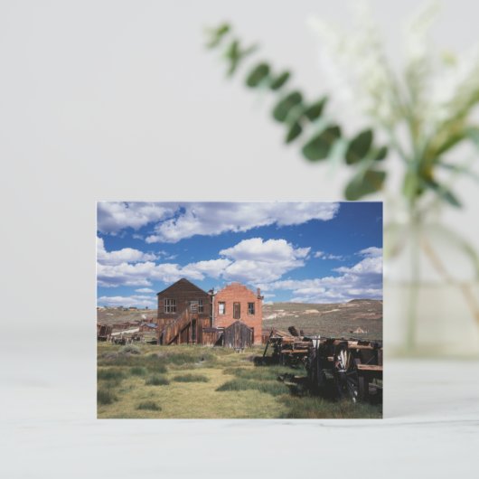 Kalifornien, Bodie Staat Historic Park, Ein alter Postkarte (Stehend Vorderseite)