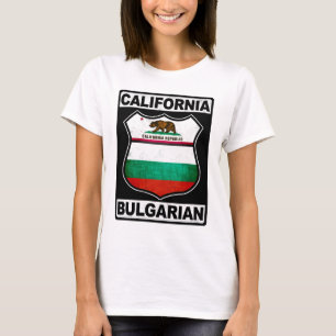 Kalifornien, Bulgarisches amerikanisches Erbe T-Shirt