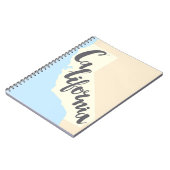 Kalifornien-Bürsten-Beschriftung mit Notizblock (Linke Seite)