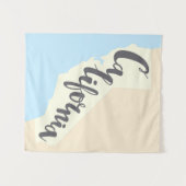 Kalifornien-Bürsten-Beschriftung mit Wandteppich (Vorderseite (Horizontal))