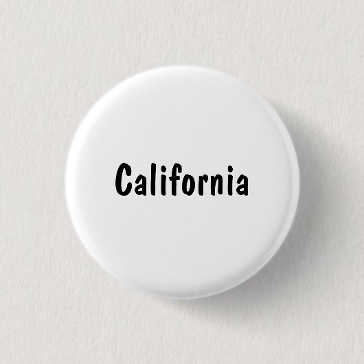 Kalifornien Button (Vorderseite)
