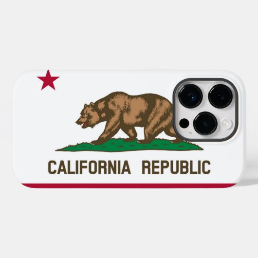 Kalifornien Case-Mate iPhone Hülle (Rückseite (Horizontal))