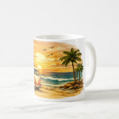 Kalifornien-Chill-Tasse Kaffeetasse (VorderseiteRechts)