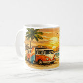 Kalifornien-Chill-Tasse Kaffeetasse (Vorderseite Links)