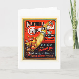 Kalifornien - Cornucopia of the World Karte
