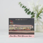 Kalifornien, Cy's Coffee Shop Postkarte (Stehend Vorderseite)