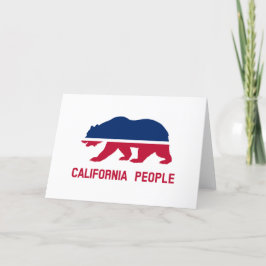 Kalifornien Dankeskarte