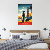 Kalifornien: Das Herz der Innovation Leinwanddruck (Insitu (Schlafzimmer))