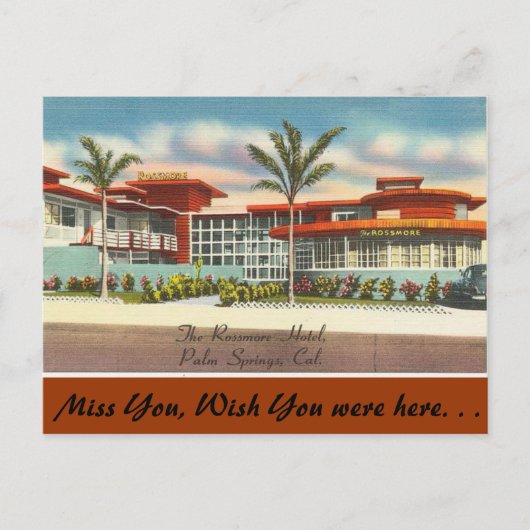 Kalifornien, das Rossmore Hotel Postkarte (Vorderseite)