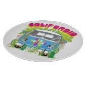 Kalifornien, das Van surft Schneidebrett (Ecke)