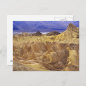 Kalifornien: Death Valley NP, Blick von Zabriskie Postkarte (Vorne/Hinten)