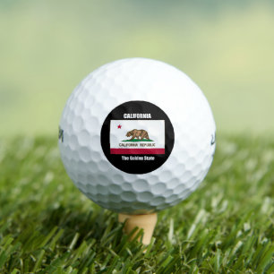Kalifornien, der goldene Staat Golfball