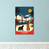 Kalifornien: Der goldene Staat Leinwanddruck (Insitu (Holzboden))