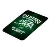 Kalifornien - Der goldene Staat Magnet (Linke Seite)