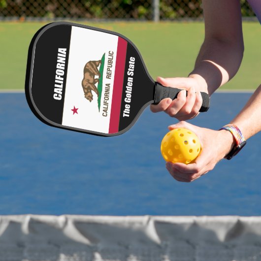 Kalifornien, der goldene Staat Pickleball Schläger (InSitu)