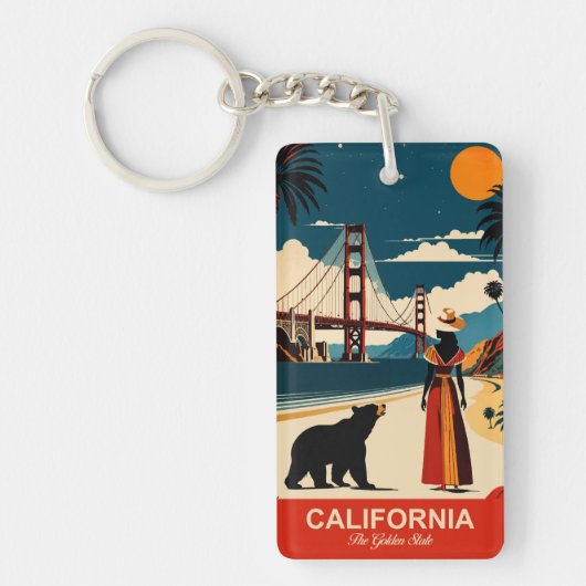 Kalifornien: Der goldene Staat Schlüsselanhänger (Vorderseite)