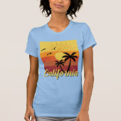 Kalifornien-Design - Frauen-Bella+Leinwand-Slim-Fi T-Shirt (Vorderseite)