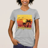 Kalifornien-Design - Frauen-Bella+Leinwand-Slim-Fi T-Shirt (Vorderseite)