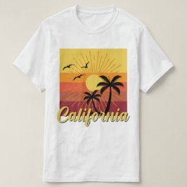 Kalifornien-Design - Männerwert-T - Shirt