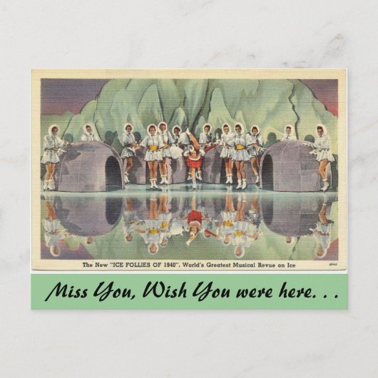 Kalifornien, Die Eisfalten von 1940 Postkarte (Vorderseite)