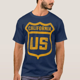 Kalifornien - Die US-Autobahn hat einen verwittert T-Shirt