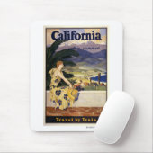 Kalifornien diesen Sommer. Fahrt mit dem Zug  Mousepad (Mit Mouse)