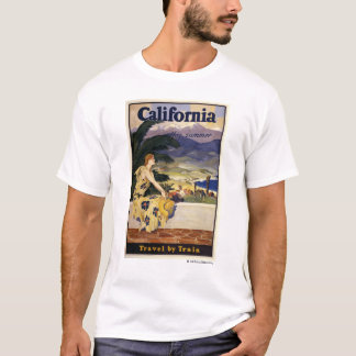 Kalifornien diesen Sommer. Fahrt mit dem Zug T-Shirt