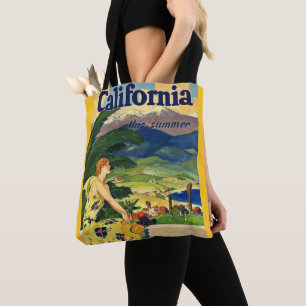 Kalifornien Dieses Sommer Vintage Reise Tasche