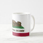 Kalifornien Dreamin Kaffeetasse (VorderseiteRechts)