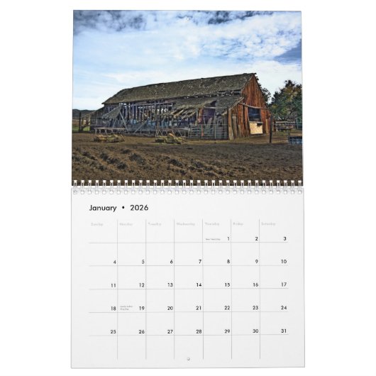 Kalifornien durch krasses kalender (Jan 2026)