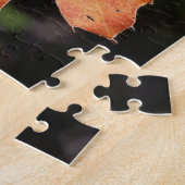 Kalifornien, ein herbstfarbenes Eichenblatt Puzzle (Seite)