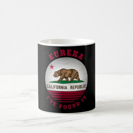 KALIFORNIEN EUREKA STAAT FLAG KAFFEETASSE (Mittel)