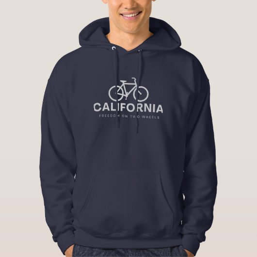Kalifornien Fahrrad  Hoodie (Vorderseite)