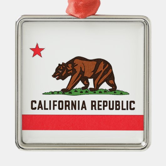KALIFORNIEN FLAG Ornament (Vorne)