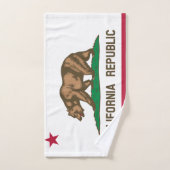 KALIFORNIEN-FLAGGE BADHANDTUCH SET (Handtuch)