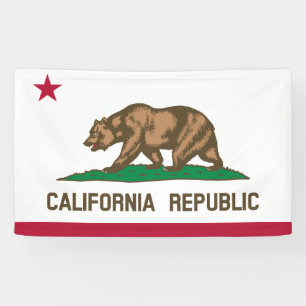 Kalifornien-Flagge Banner
